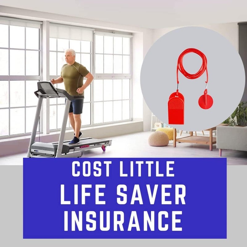 woobles Safety Switch Lock, Treadmill Safety Key Universal Sports Running Machine Magnet Security Round Switch Lock, Treadmill Safety Key - Image 2